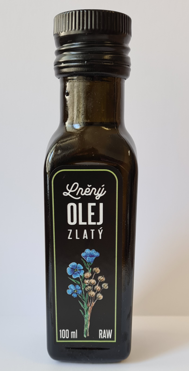Lněný olej zlatý 100 ml Trias 
